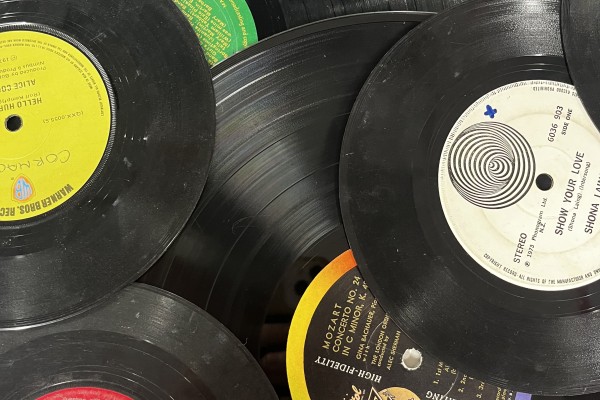 Vinyl Record Stack