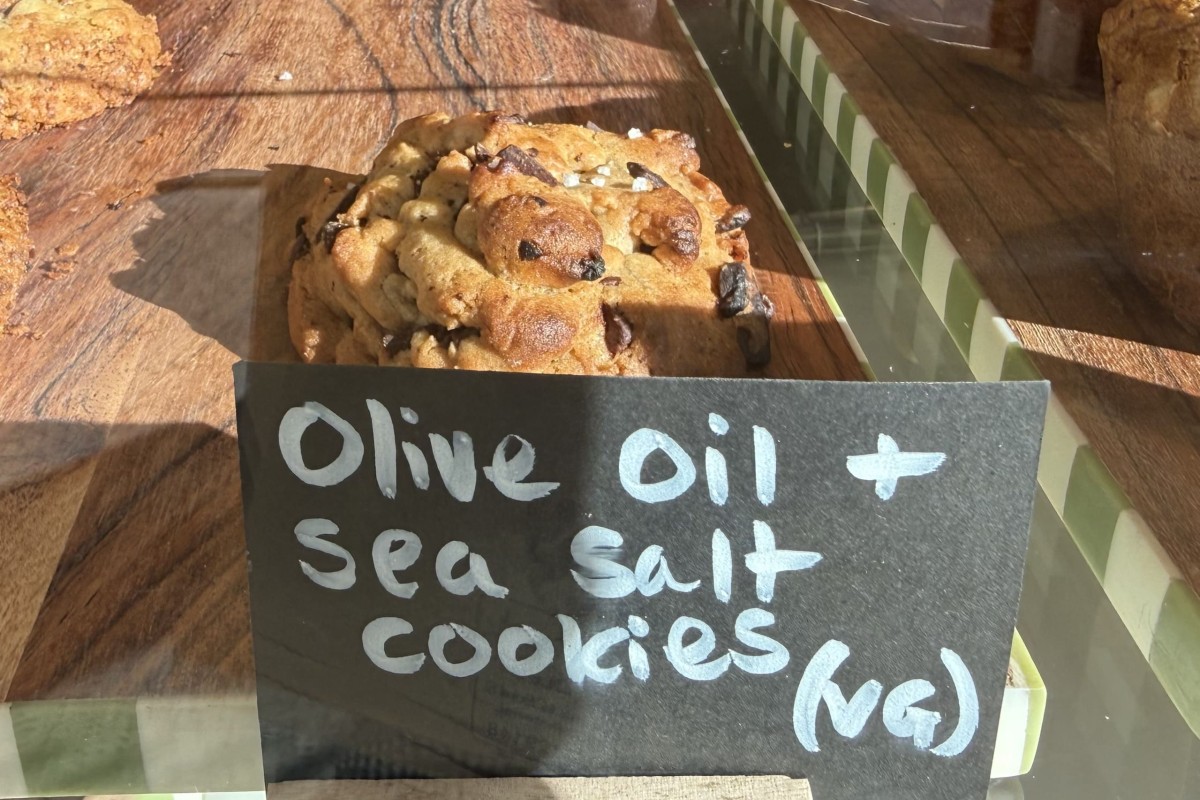 Olive Oil Sea salt cookie- Measured Coffee